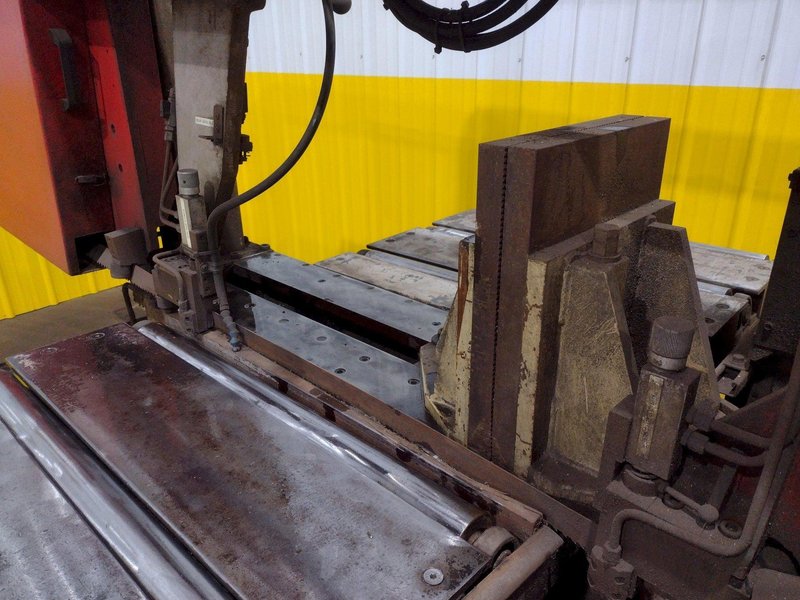 14" X 20.5" BOMAR MODEL #SL-520 SEMI-AUTOMATIC DUAL POST HORIZONTAL BAND SAW, 2003: STOCK #19577
