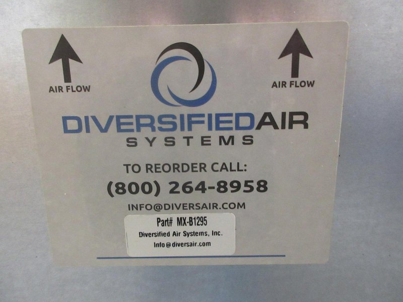 Diversified Air - Filters &amp; Carbon Powder- Auction Item