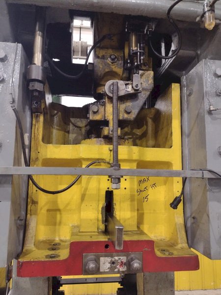 110 TON BLISS OBI MODEL #C-110 FW STAMPING PUNCH PRESS, 6" STROKE : YOBRO #25934