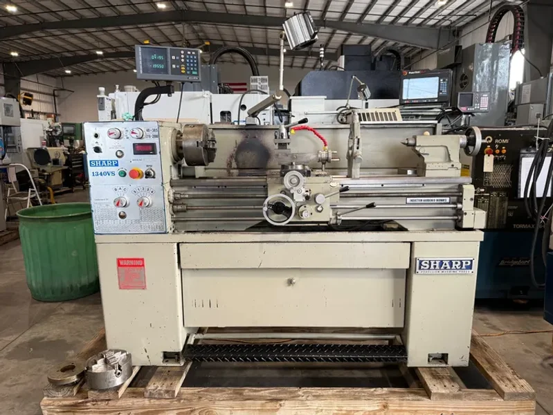 SHARP 1340VS Variable Speed Precision Lathe 2004’ #8018