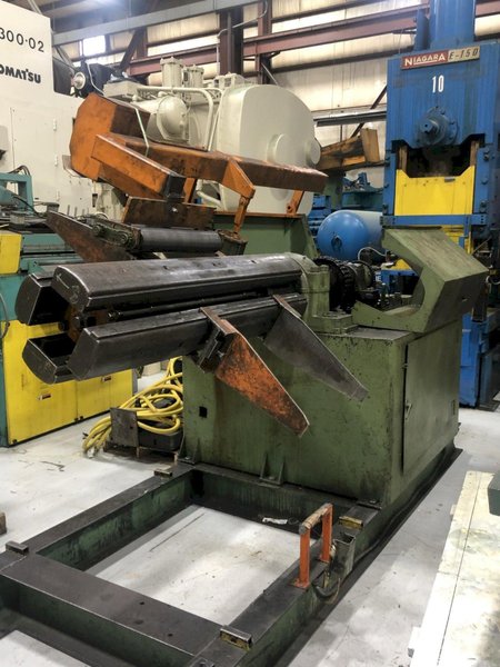 20,000 lbs. Rowe Motorized Coil Reel For Sale Model# 20060DSV Coil Un-coiler