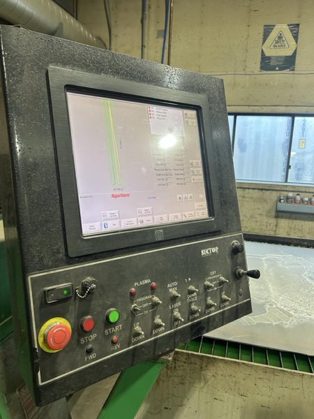 6′ x 10′ ProStar PR5-175-HD Plasma Table, 2014 – Hypertherm HPR 400, Water Table