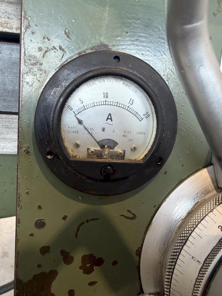 3' X 8" JET MODEL JRD-700 RADIAL ARM DRILL. STOCK # 1111425.