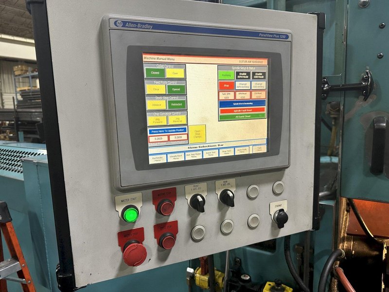 7&quot; MODERN MODEL #6S &quot;SERVO-SLIDE&quot; AUTOMATIC TUBE CUTOFF MACHINE: STOCK #18102