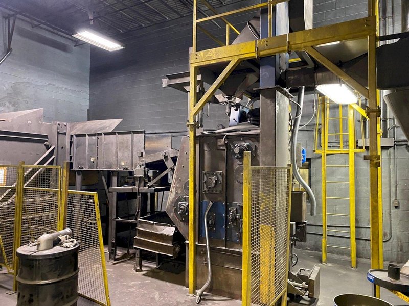 WHEELABRATOR TUMBLAST SHOT BLAST MACHINE: STOCK #14489
