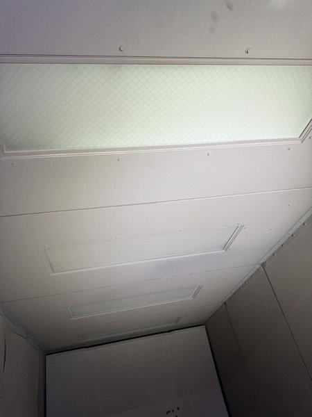 7' X 14' X 8' CLEMCO BLAST ROOM. STOCK #0431826