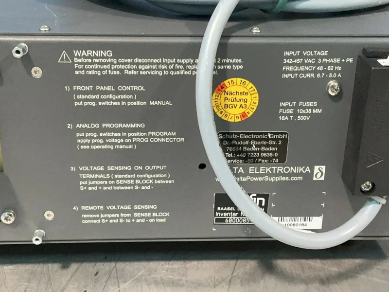 DELTA ELEKTRONICA POWER SUPPLY  -  SM 120-25D