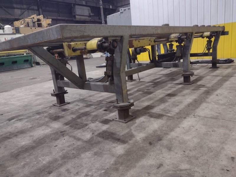 16&#039; POWERED INFEED TABLE, USED FOR LOADING SHEETS IN A SHEAR / BRAKE: YOBRO #24335