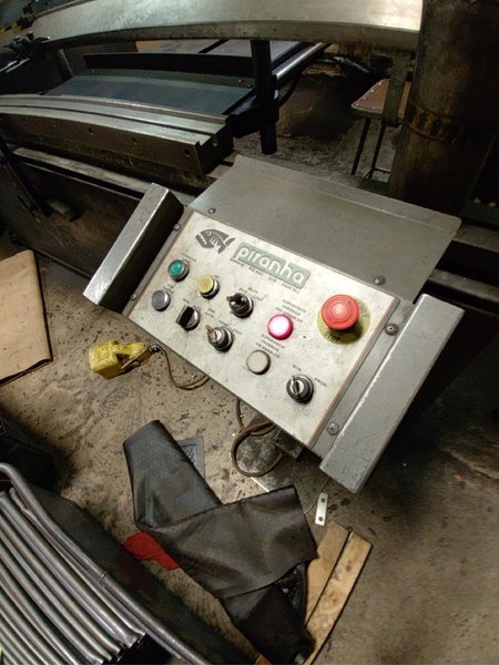 100 Ton x 8′ Piranha Pro 2 CNC Hydraulic Press Brake, 2006 – Backgauge, Delem CNC Control, Foot Pedal