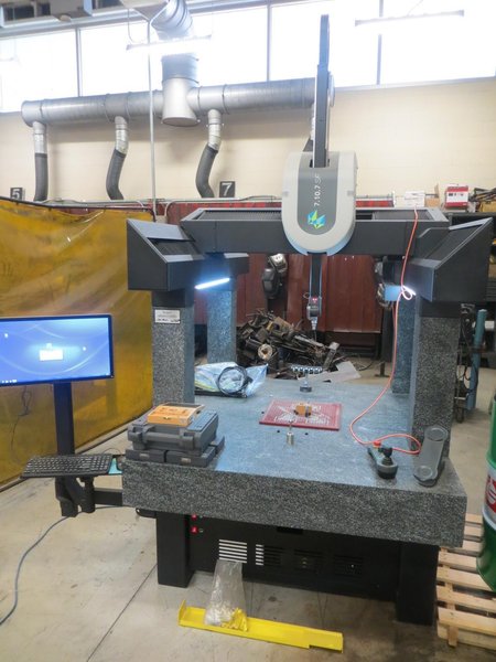 Hexagon 7.10.7 SF Coordinate Measuring Machine with TesaStar-111 Probe Head, 6-Position Styli Rack with assort Styli, Grid Plate and MORE! - Auction Item
