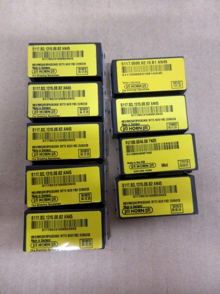 Kennametal and PH Horn Carbide Turning Inserts  ***All New In Packages***- Auction Item