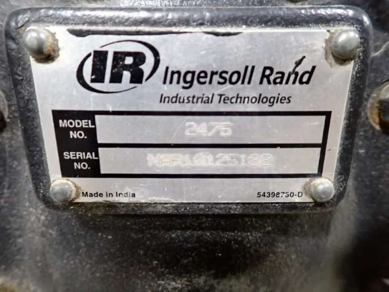 INGERSOLL RAND (2) 3//5 HP AIR COMPRESSOR  -  2-2475ES-P