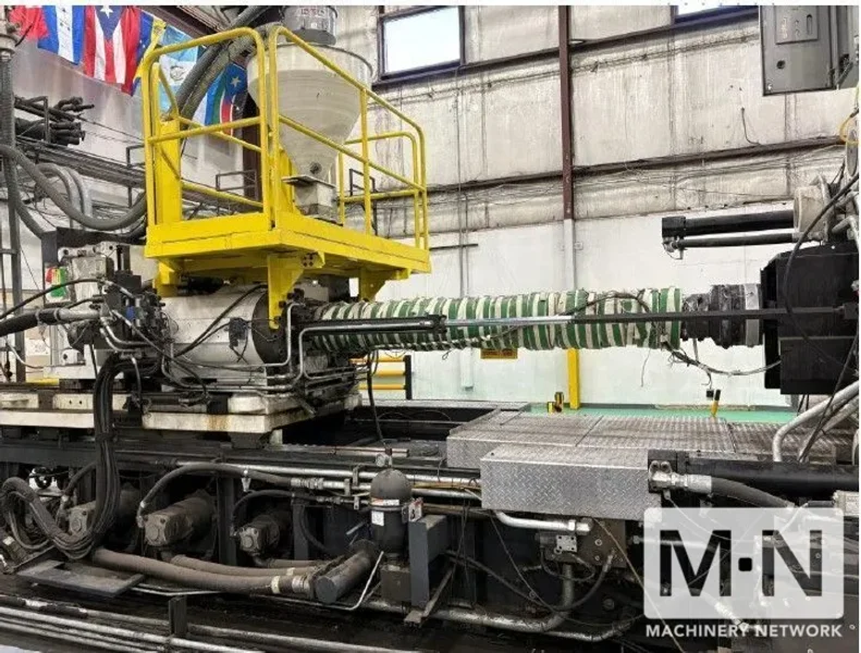 950 TON 362 OZ MILACRON MODEL MPS-950 INJECTION MOLDING MACHINE MFG 2017