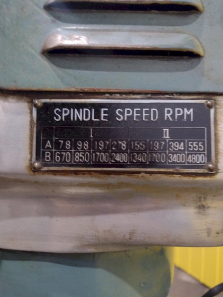 2 HP ENCO MODEL #100-1527 VERTICAL MILLING MACHINE: STOCK #20714