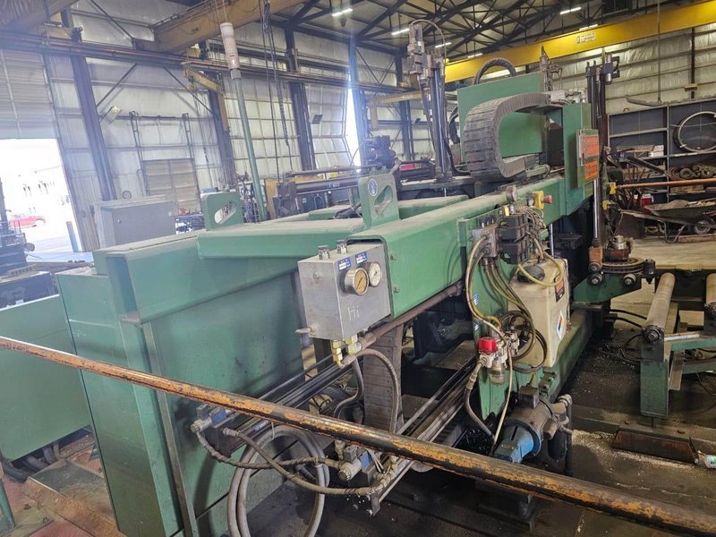 Peddinghaus PCD-1100 Beam Drill Line with 1100-510 DG Miter Saw, 2009