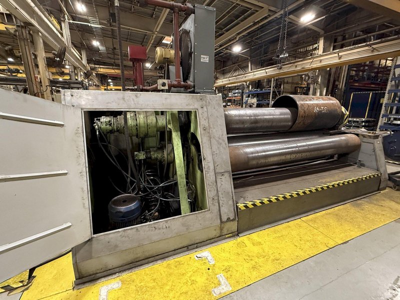 1.5" X 10' MG MODEL #EH-430/40 4-ROLL HYDRAULIC PLATE BENDING ROLL: STOCK #23768