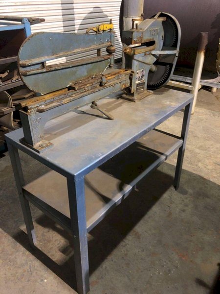 32&quot; X 20 GA. PEXTO 298-C MANUAL RING &amp; CIRCLE SHEAR. STOCK # 0415621