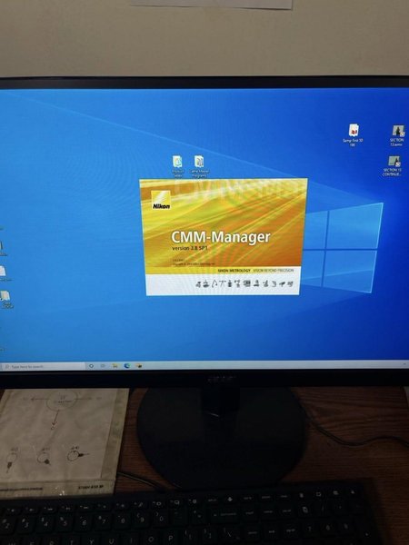 Brown and Sharpe Hexagon MicroXCEL PFx 7105 DCC CMM, 1997 – Renishaw Probe and Controller, CMM-Manager Software