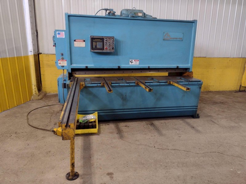 8&#039; x 1/4&quot; MASTER-FAB MODEL #SSB250-8 HYDRAULIC SHEAR: STOCK #18407