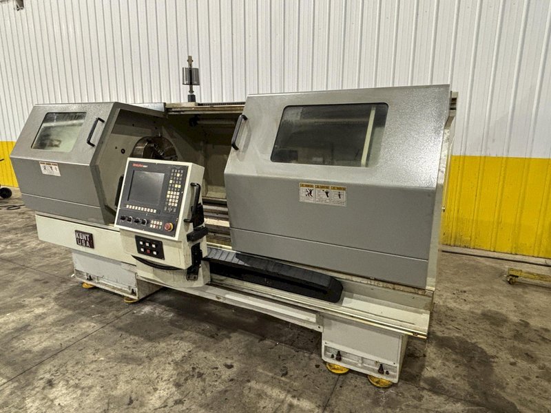 26&quot; X 60&quot; KENT MODEL #CKE2660 CNC LATHE W/ TURRET, NEW 2009, ANILAM 4200T CONTROL: STOCK #23751