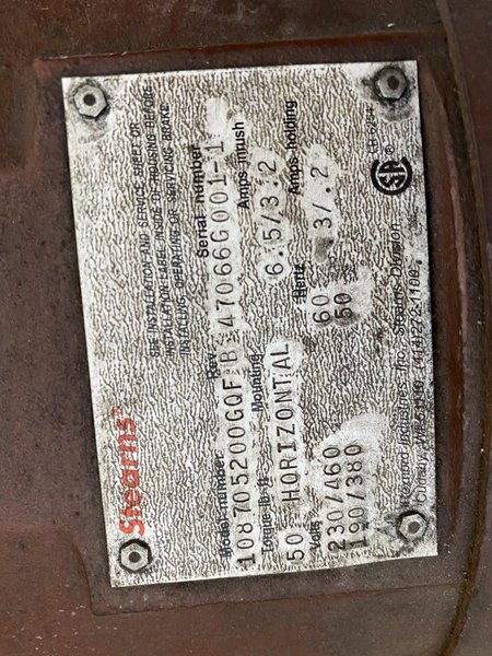 3 TON MUNCK TOP RUNNING TROLLEY HOIST. STOCK # 0314822