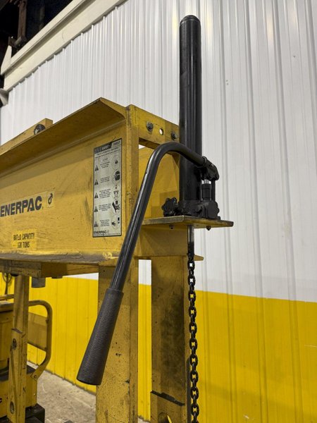 100 TON ENERPAC MODEL #GPEM3420Y H-FRAME HYDRAULIC PRESS: YOBRO #25886