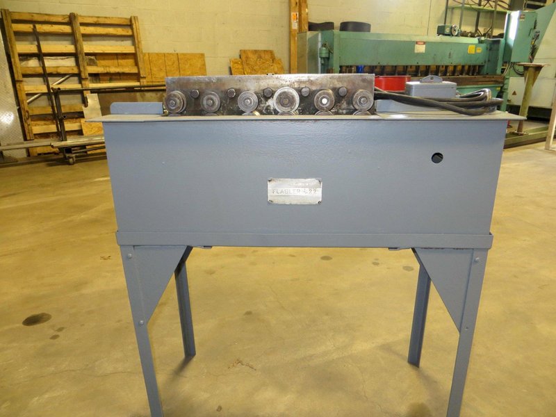 22 Ga Flagler Pittsburgh Portable Rollforming Machine w/ Drive Cleat