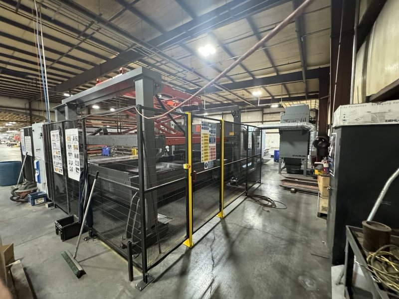 10,000 Watt Bystronic BySmart 3015 Fiber Laser, 2021 – W/ByTrans Extended Automation – Load Unload System , 5’x10′ Table