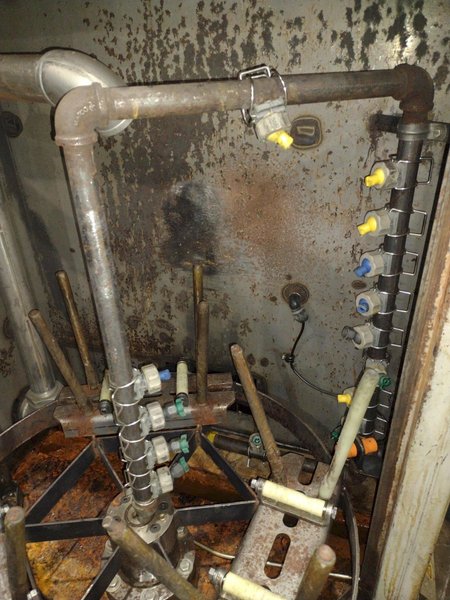 36" BETTER ENGINEERING MODEL #F-3000-P ROTARY TABLE ELECTRIC HEAT PARTS WASHER: YOBRO #25171