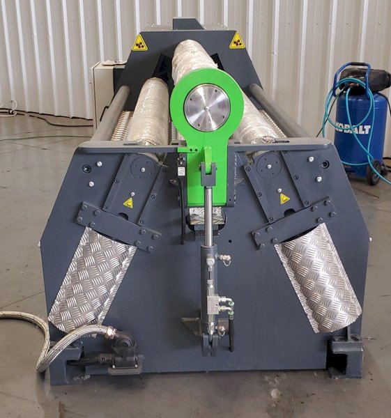 New ECCO Model 3RSP 120/5 Plate Bending Roll. Single Initial-Pinch Type.
Capacity - mild steel - 5' x 10 Ga.