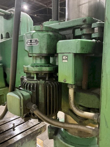4' X 9' CARLTON MODEL #0A RADIAL ARM DRILL: YOBRO #25883