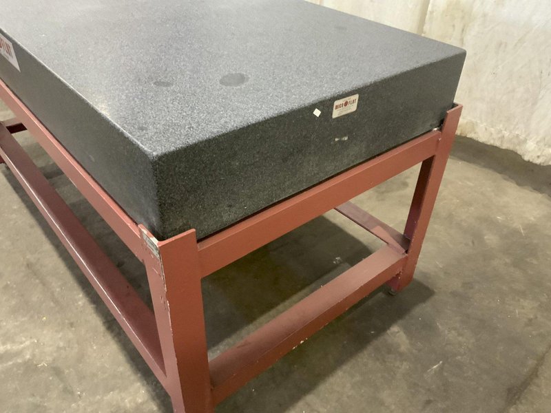 72" X 36" COLLINS MICROFLAT GRANITE SURFACE PLATE: STOCK #81076