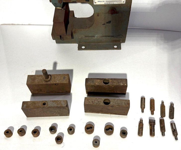 10 Ton W.A. Whitney Manual Punch No. 91, Bench Model