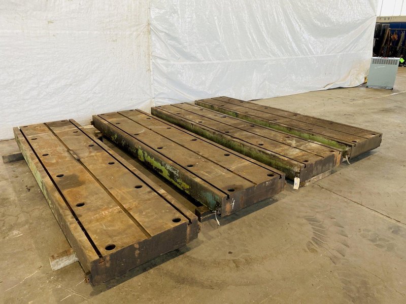 62&quot; X 262&quot; X 8&quot; T SLOTTED FLOOR PLATES. STOCK # 0317522