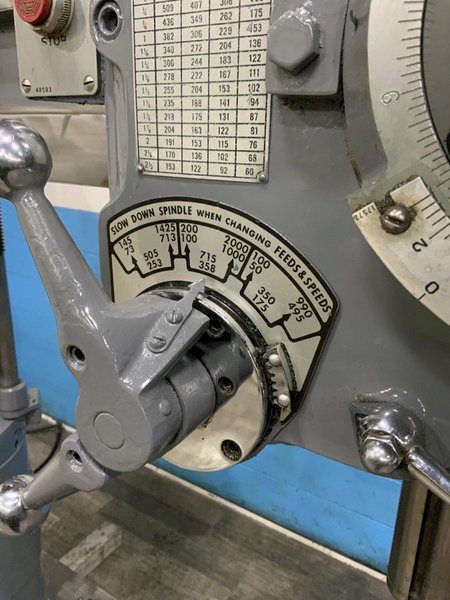 4' X 9' CARLTON RADIAL ARM DRILL: STOCK #80799