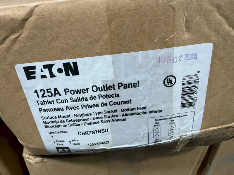 EATON POWER OUTLET PANELS  -  CHRN7NSU