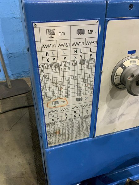 26" X 118" KNUTH MODEL SINUS 330/3000D GAP BED ENGINE LATHE: STOCK #80573