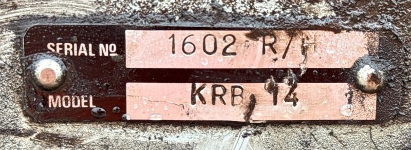 12&quot; KRB MODEL #14 HYDRAULIC ALLIGATOR SCRAP / REBAR SHEAR: STOCK #22650