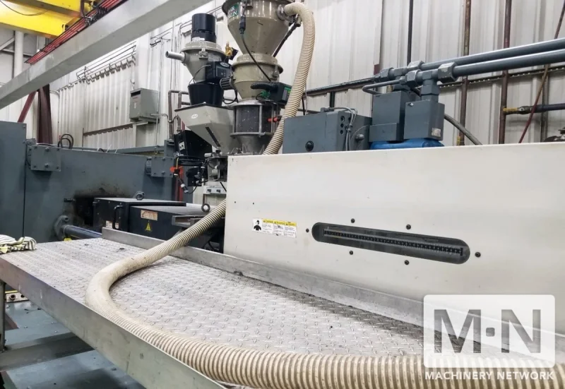 500 TON 48 OZ BATTENFELD MODEL BKT 4800/2500 MFG 1996