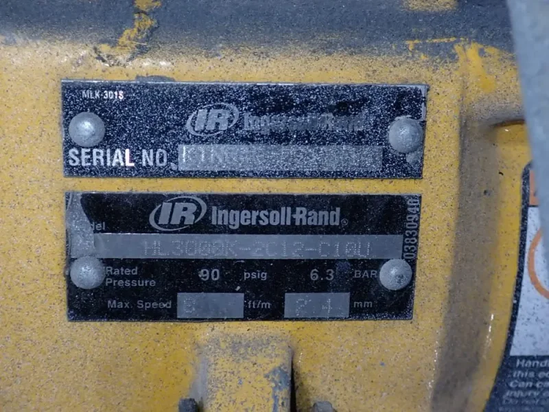 INGERSOLL RAND 3 TONS PNEUMATIC CHAIN HOIST  -  HL3000K-2C12-C10U