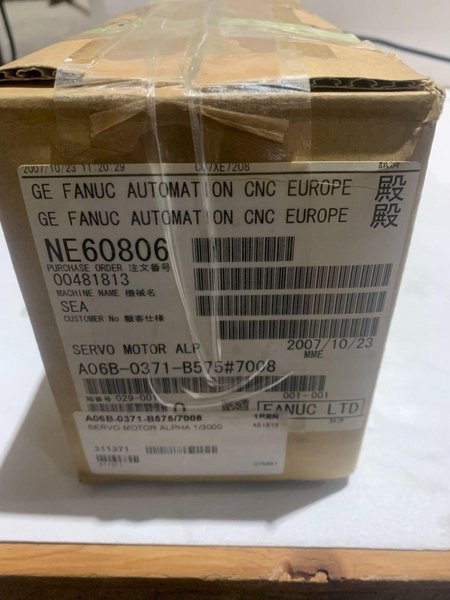 FANUC SERVO MOTOR ALPHA A06B-0371-B575#7008 NEW
