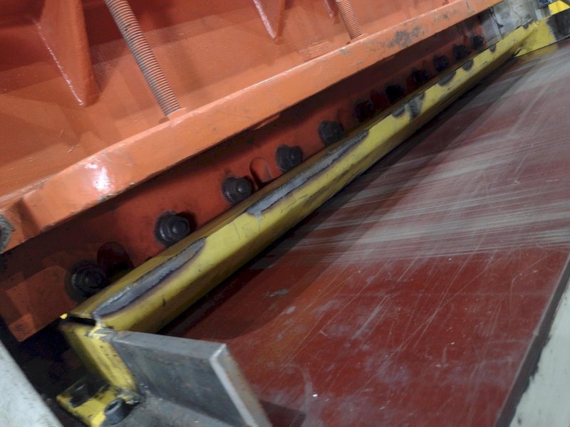 52" X 14 GA WYSONG MODEL #1252-HS BOWTIE BLADE HIGH SPEED CUT TO LENGTH LINE MECHANICAL SHEAR: STOCK #22751