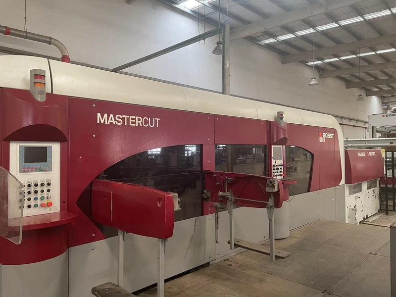 Bobst Mastercut 1.7 Corrugated Die Cutter – Complete Line with Loader, Breaker &amp; Palletizer – 2013