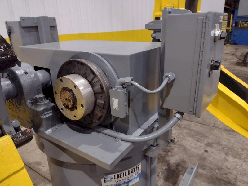 6,000 LBS X 18&quot; DALLAS MODEL #DDCR-1860 PULL OFF DOUBLE END COIL REEL UNCOILER: STOCK #22331