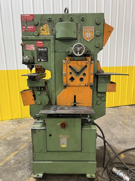 110 TON PEDDINGHAUS PEDDIWORKER MODEL #1050 HYDRAULIC IRONWORKER: STOCK #19922