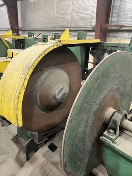 48" x .312" x 30,000# Loopco Slitting Line w/3 Heads Stock # 14255