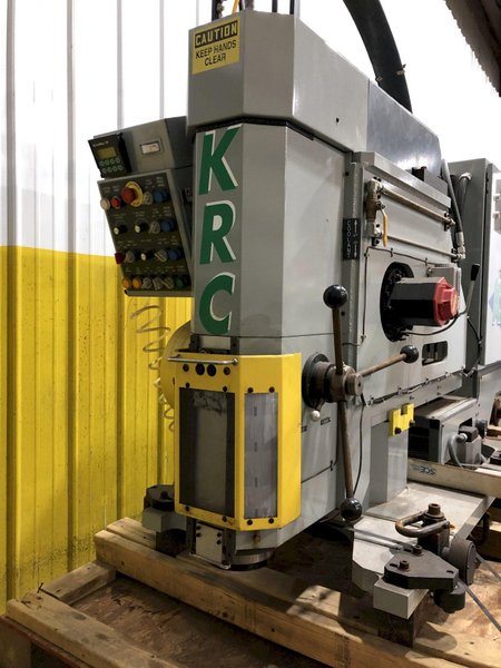 25 HP SERVO DRIVEN KRC PORTABLE CNC DRILL, TAP &amp; REAMING MACHINE WITH FANUC CONTROLS: STOCK #17445
