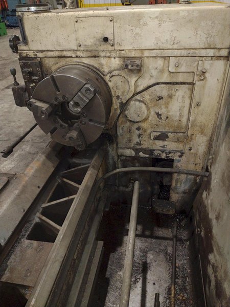 #2A WARNER &amp; SWASEY MODEL #M-3470 TURRET LATHE WITH CROSS SLIDING TURRET, " HOLE: YOBRO #24548