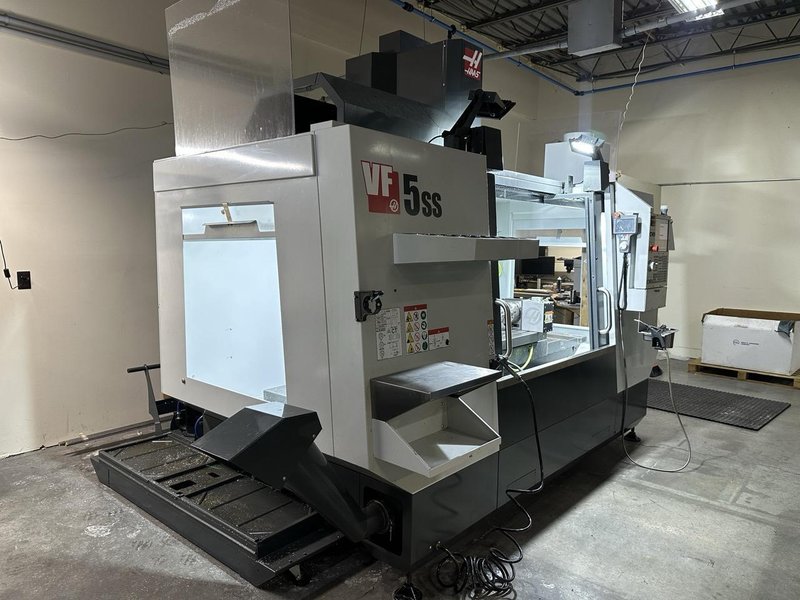 Haas VF-5SS 5 Axis VMC, 2021 – WIPS, Haas Rotary