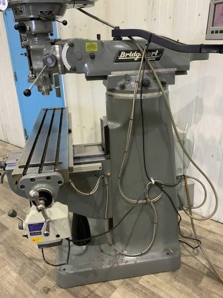 2 HP BRIDGEPORT/HARDINGE RAM TYPE VERTICAL MILL: STOCK # 4151